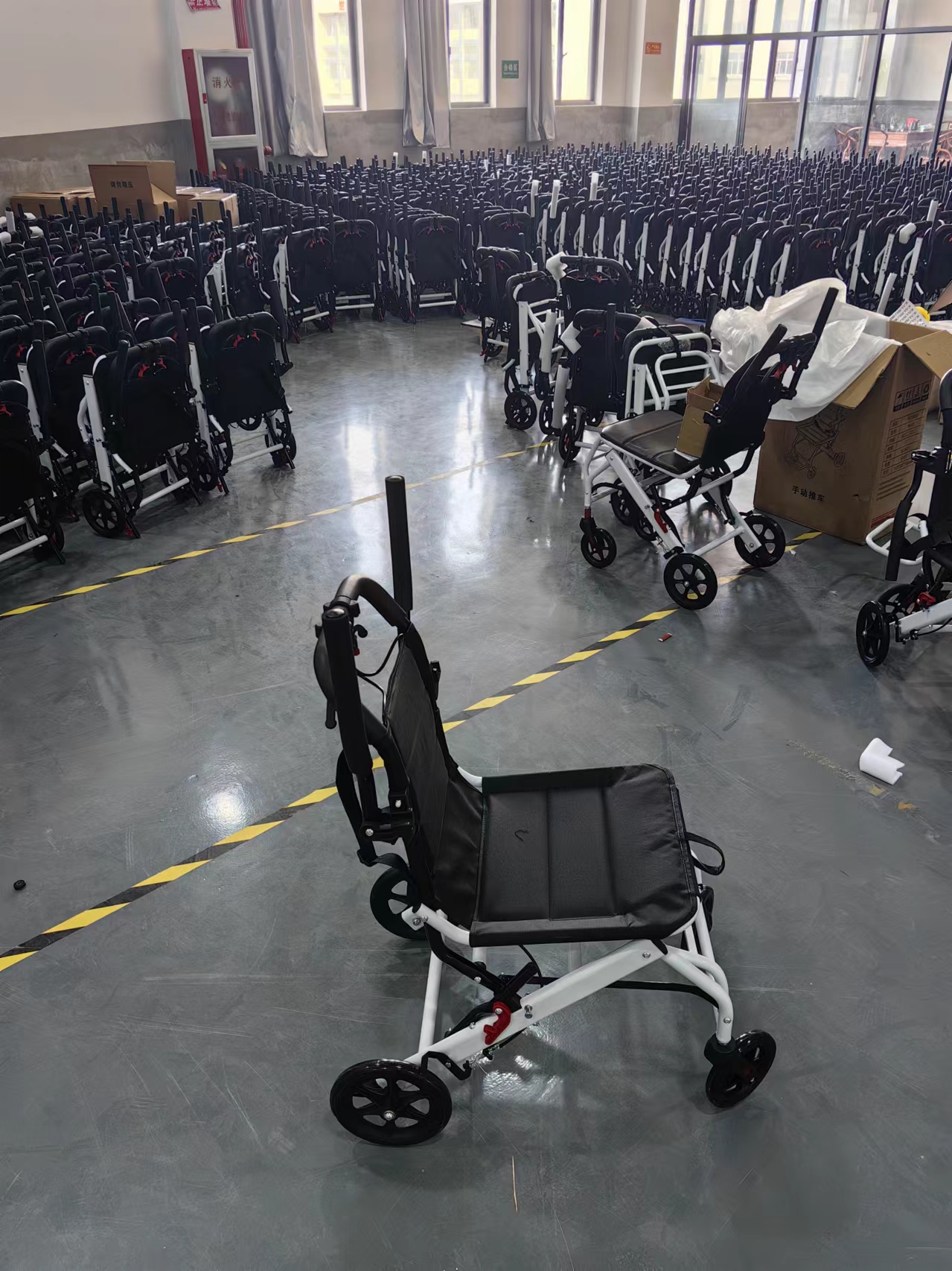 Non-electric wheelchair