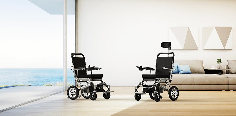 Electric foldable wheelchair pro, with tilt, ANNJ006B
