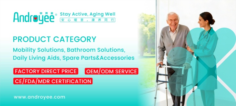 Manual Wheelchair with Commode – Leather Seat, Folding Mobility Aid for Elderly & Disable | S-WHR102