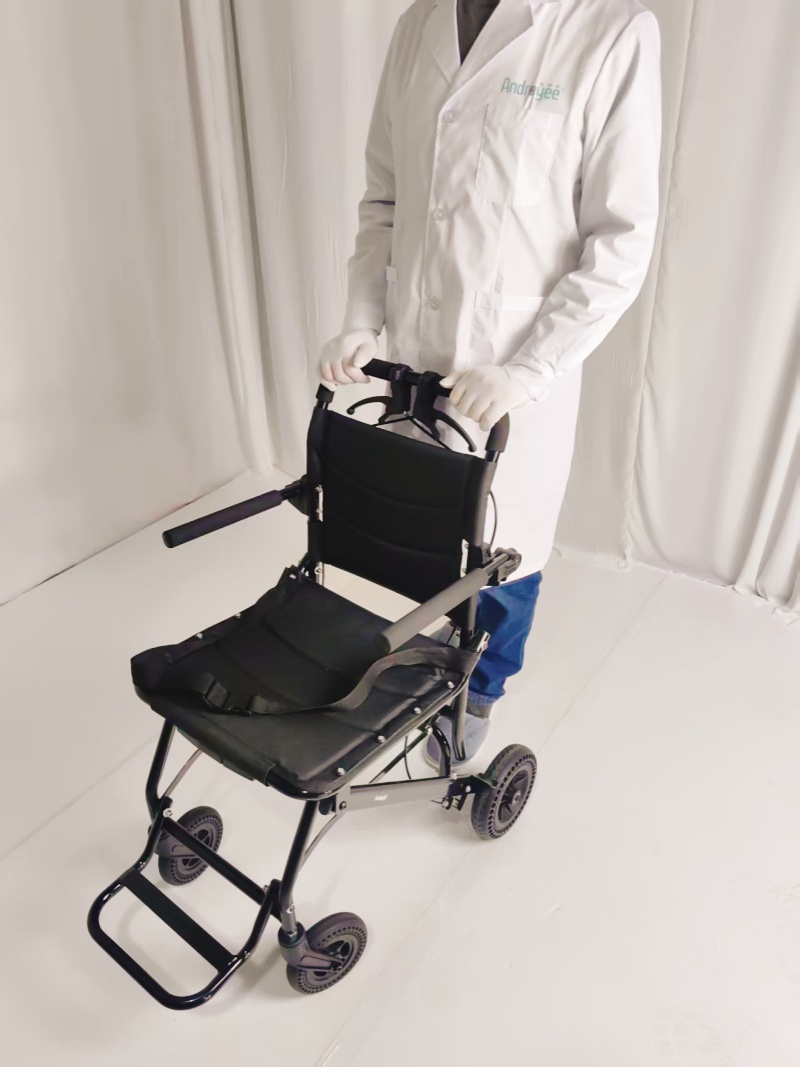Lightweight Foldable Wheelchair for Seniors | Compact Design for Easy Transport | S-WHR101