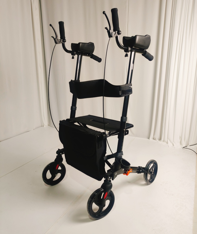 Upright Posture Rollator Walker with Forearm Support – Mobility Aid for Seniors & Disabled|S-ROR-104