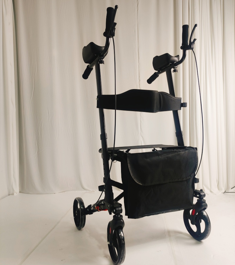 Upright Posture Rollator Walker with Forearm Support – Mobility Aid for Seniors & Disabled|S-ROR-104
