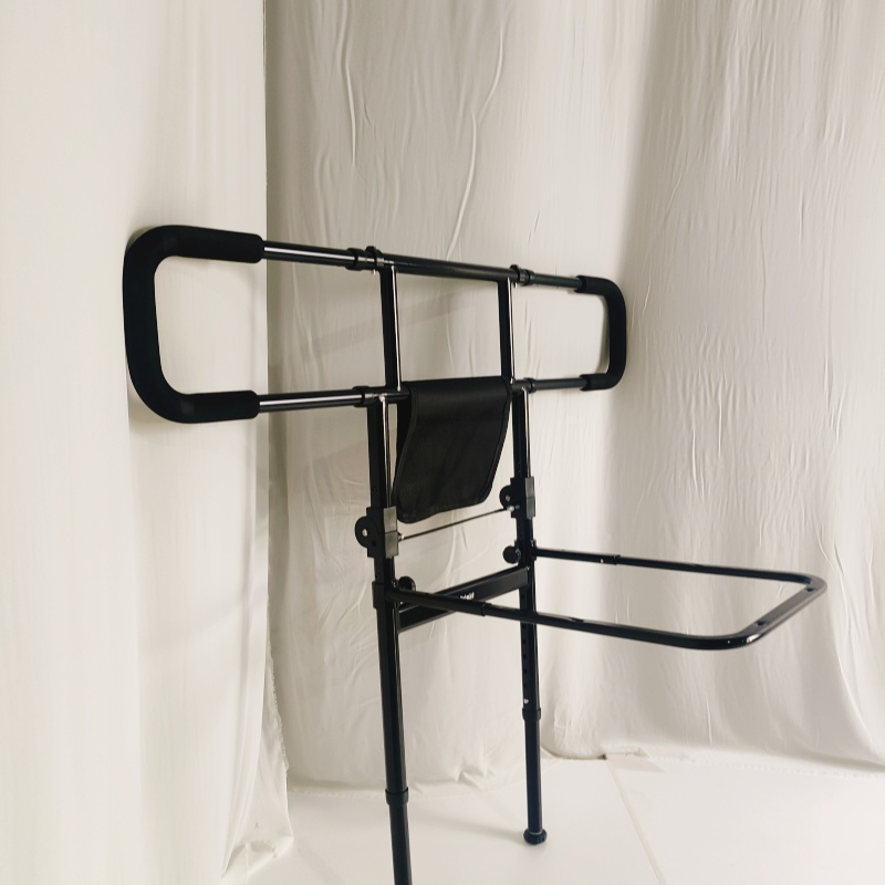Adjustable Bedside Railing with Storage Pocket – Bed Assist Rail for Elderly & Disabled | S-BEL-101