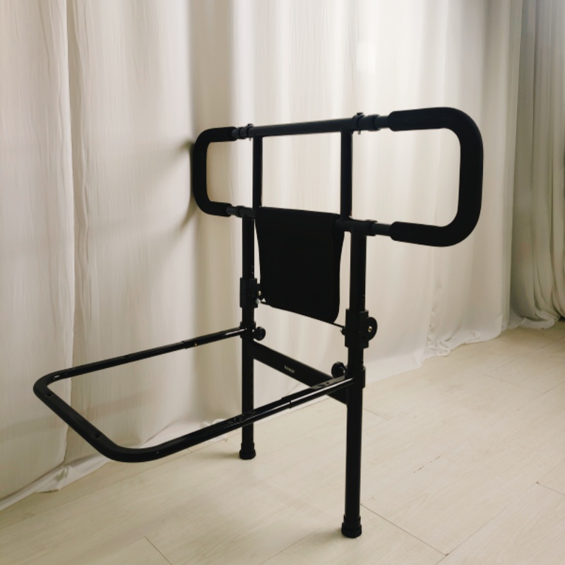 Adjustable Bedside Railing with Storage Pocket – Bed Assist Rail for Elderly & Disabled | S-BEL-101