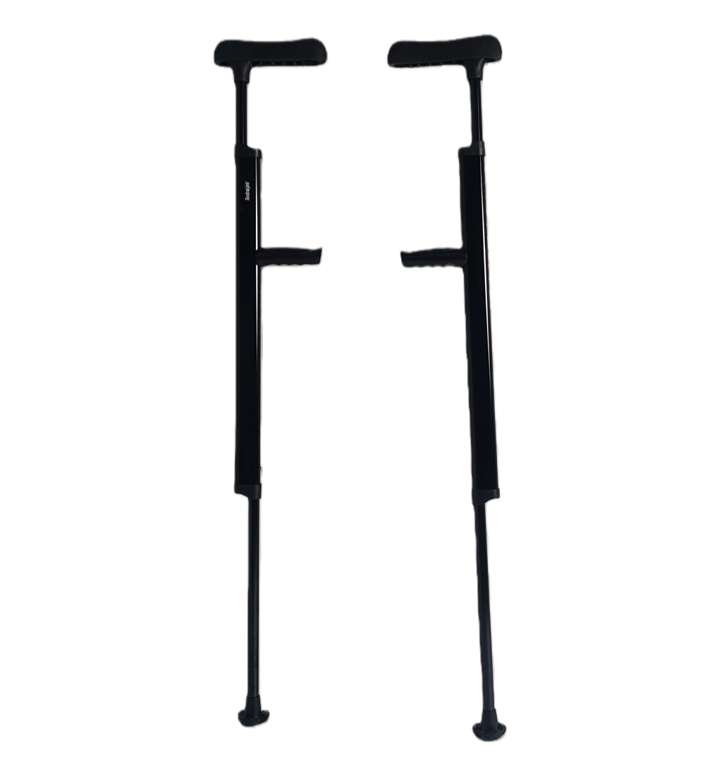 Adjustable Underarm Crutches – Lightweight Walking Aid for Seniors & Post-Injury Recovery|S-WAE-104