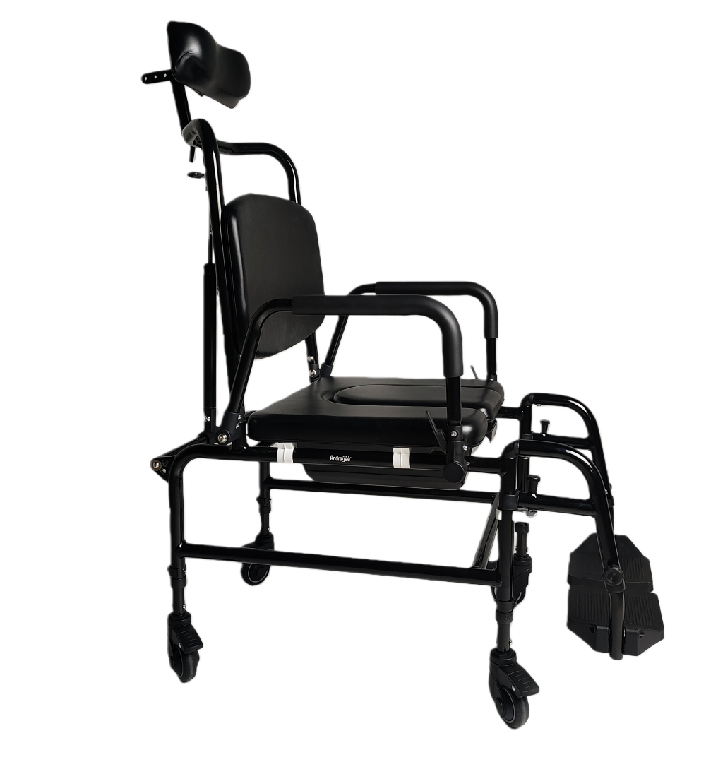 Multifunctional Shower Commode Chair –Adjustable Bath Aid for Seniors & Disabled | S-BAR- 101
