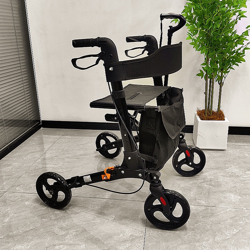 Folding Rollator with Seat & Bag | ROR-14